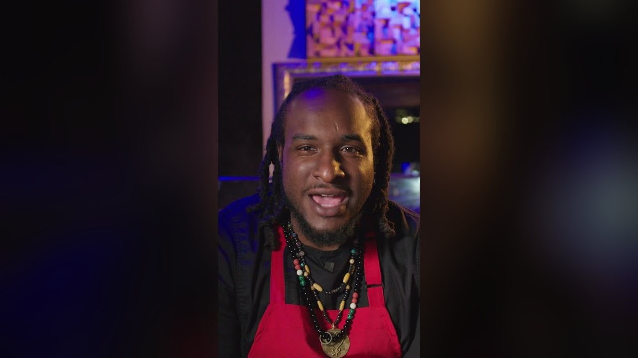 Reggie Coles of Kingston Vybes talking to the camera